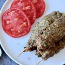 Juicy, fat little kofta kababs are easy, family-friendly, and if you make up the mix ahead of time, dinner can be ready in 10 minutes in your airfryer or oven. Make restaurant-style Kafta Kebab at home with a homemade spice mix, and by using the meat of your choice.