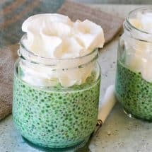 Exotic, comforting, fragrant, gluten-free, dairy-free, low carb, delicious--and done in minutes. Coconut milk and Pandan combine with chia to make a filling pudding with chia seeds.