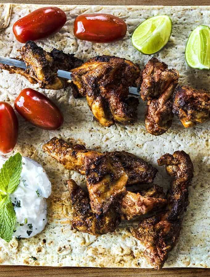 Air Fryer Turkish Chicken Kabab Tavuk Shish
