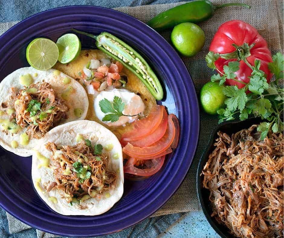 Instant Pot Keto Mexican-Style Pork Shoulder Tacos