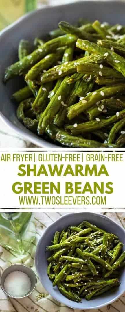 Shawarma Green Beans | Vegetable Side Dish | Air Fryer Side Dish | Air Fryer Recipe | Two Sleevers #airfryerrecipe #vegetablerecipe #vegetarianrecipe