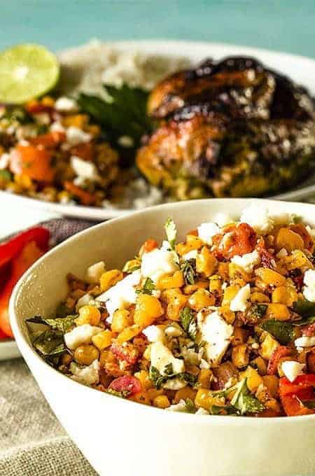 A Bowl of Southwestern Roasted Corn.