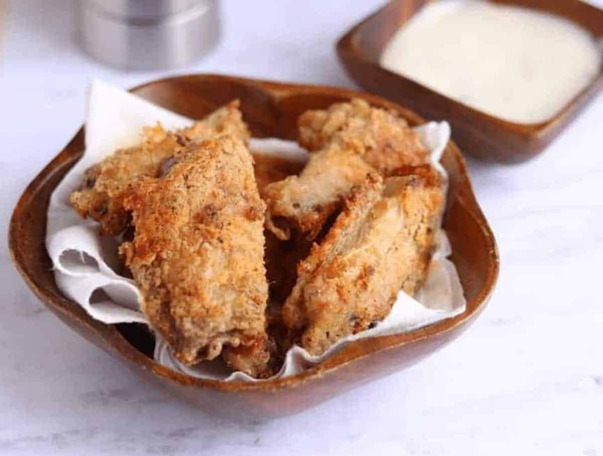 Breaded Chicken Wings The Best Air Fryer Chicken Wings