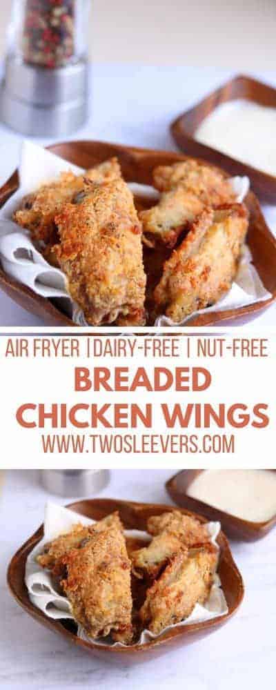 Air Fry Breaded Chicken Wings - Design Corral