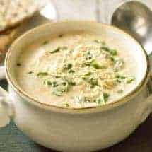 Elegant soup that is actually simplicity itself to make, this Instant Pot Pressure Cooker Sopa de Palmito uses just a few simple ingredients to make a creamy, tangy soup in minutes. This is a super simple, pour and cook recipe that makes a great side dish, or a full meal with a side salad or bread.