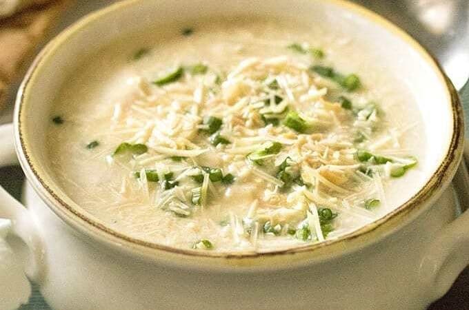 Elegant soup that is actually simplicity itself to make, this Instant Pot Pressure Cooker Sopa de Palmito uses just a few simple ingredients to make a creamy, tangy soup in minutes. This is a super simple, pour and cook recipe that makes a great side dish, or a full meal with a side salad or bread.