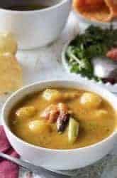 Instant Pot Sambhar sideways view
