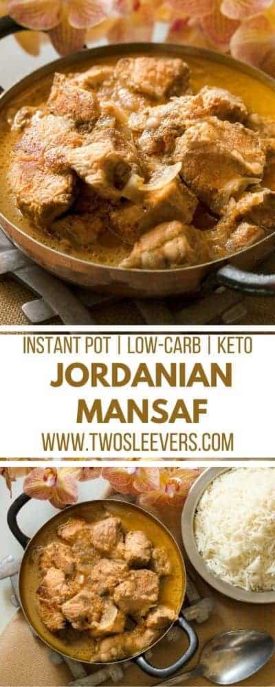 Instant Pot Jordanian Mansaf | Instant Pot Mansaf | Mansaf Recipe | Jordan Recipe | Jordanian Recipe | Jordanian Mansaf Recipe | Two Sleevers #mansaf #insternationalrecipe #instantpotrecipe
