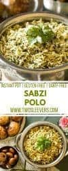 Instant Pot Sabzi Polo