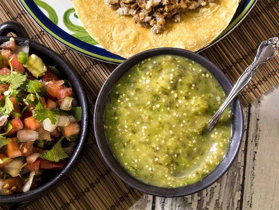 Air Fried Tomatillo Salsa