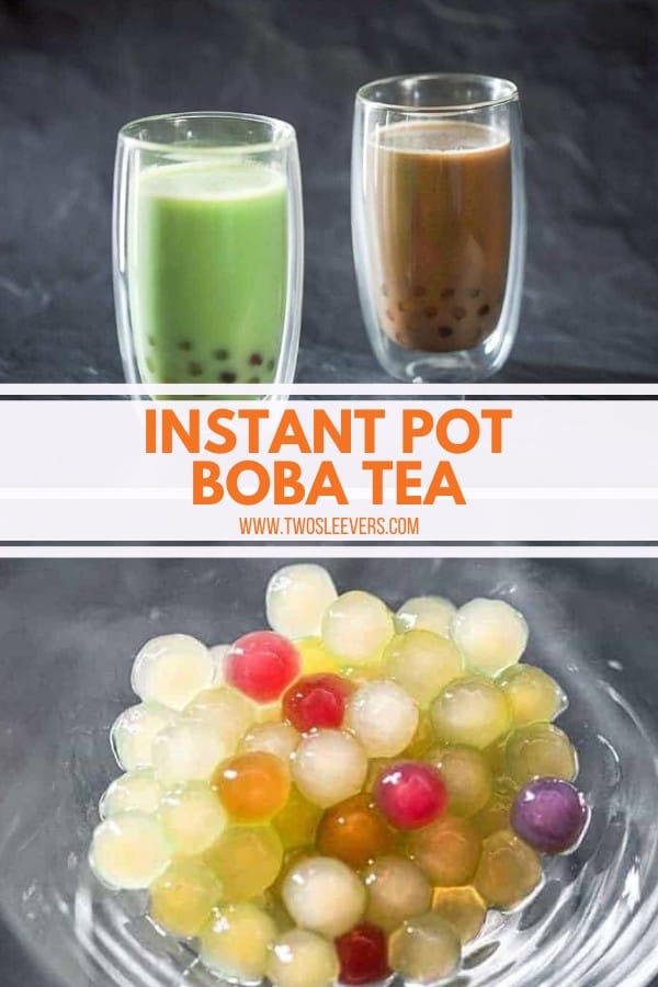 Instant Pot Bubble Tea | the EASIEST Iced Boba Tea Recipe!