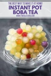 Instant Pot Bubble Tea | the EASIEST Iced Boba Tea Recipe!