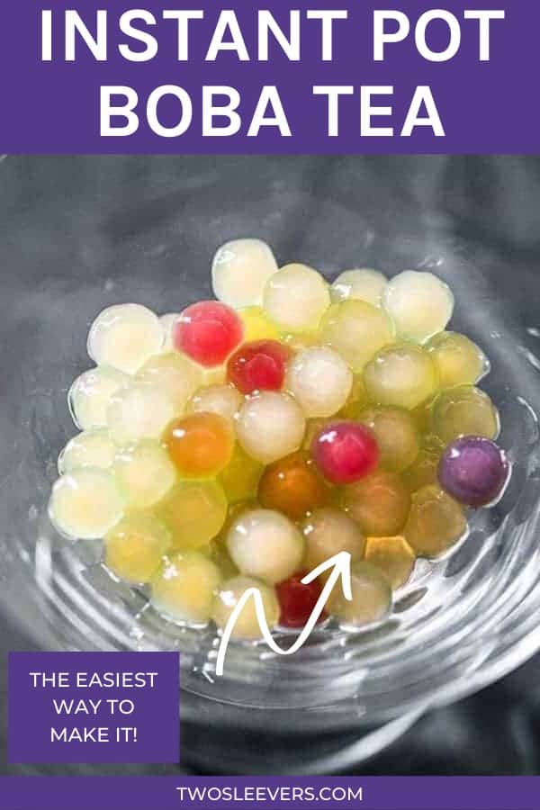 Instant Pot Bubble Tea the EASIEST Iced Boba Tea Recipe!