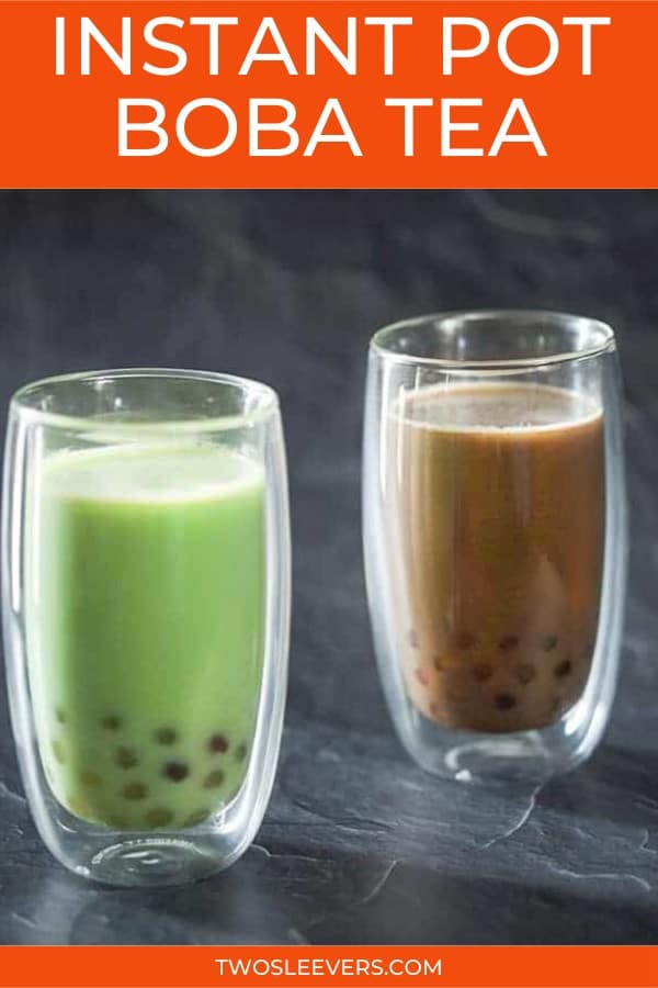 Instant Pot Bubble Tea the EASIEST Iced Boba Tea Recipe!