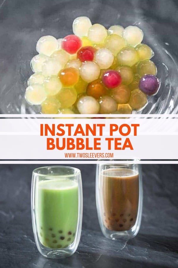 Instant Pot Bubble Tea the EASIEST Iced Boba Tea Recipe!