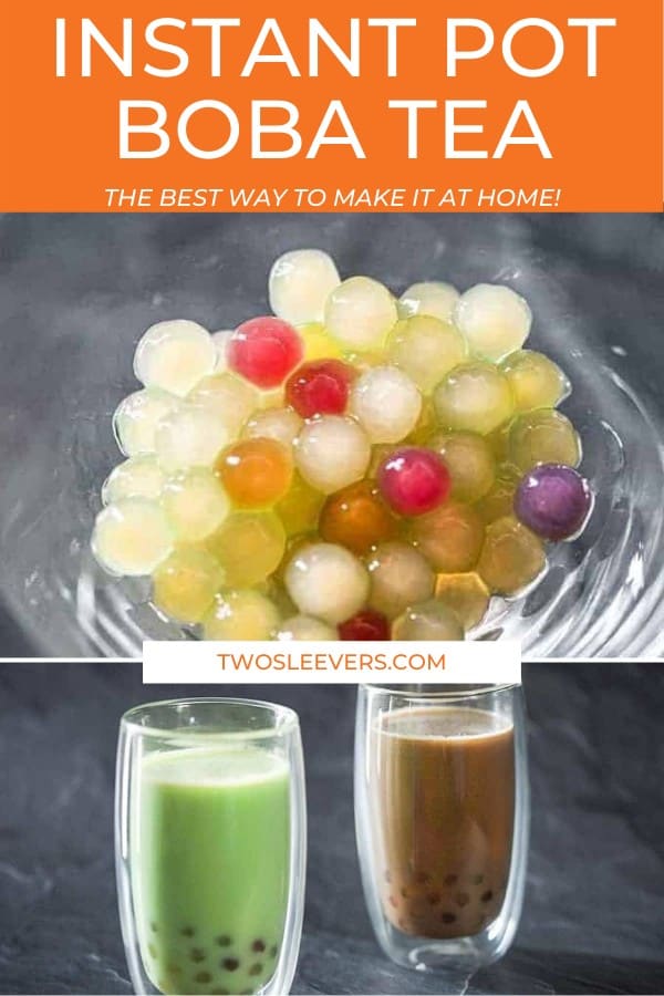 Instant Pot Bubble Tea the EASIEST Iced Boba Tea Recipe!