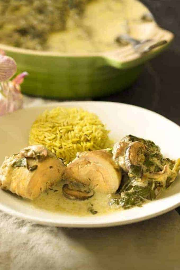 Chicken and Mushrooms Recipe | Instant Pot Mushroom Chicken