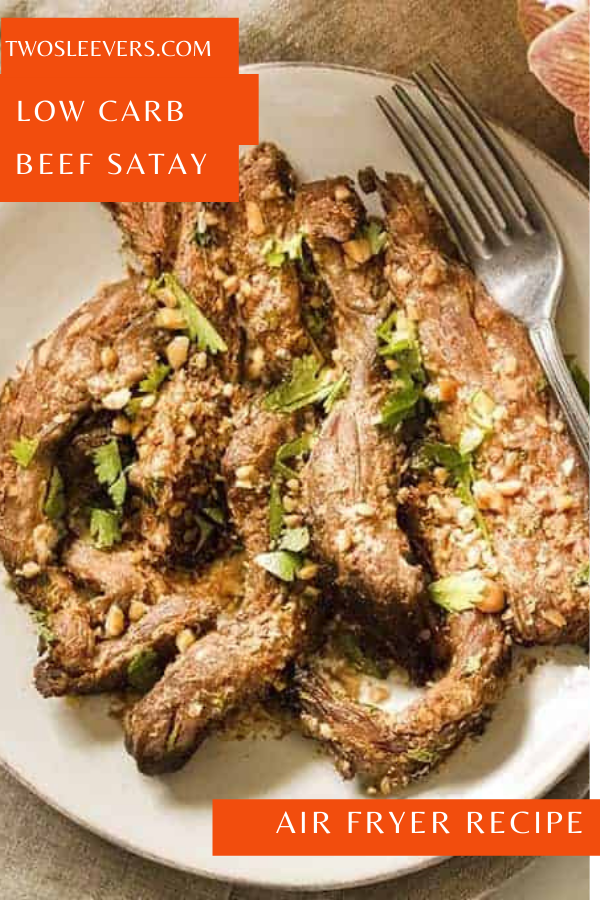 Beef Satay | Air Fryer Satay Beef Recipe | Twosleevers.com