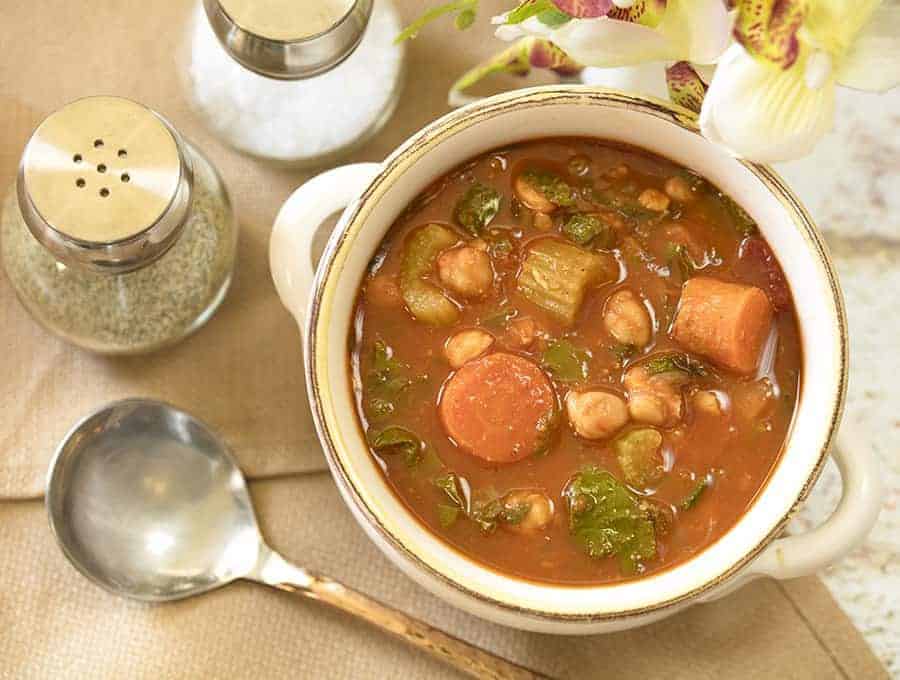 Moroccan Chickpea Soup   Vegan Instant Pot Recipe - 63