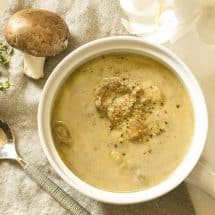 Instant Pot Mushroom Soup