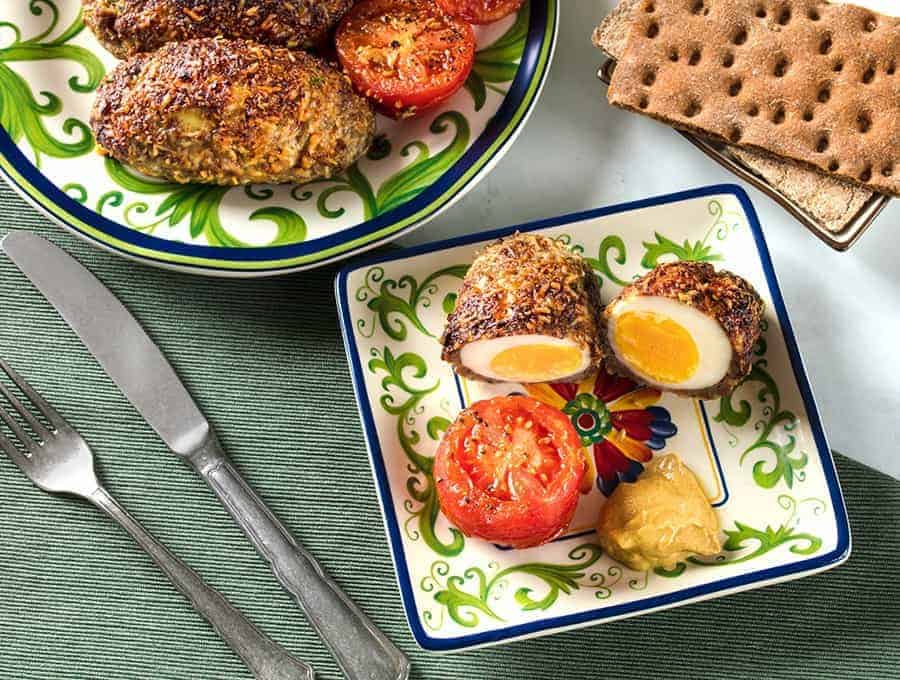 Keto Scotch Eggs Recipe | Air Fryer Scotch Eggs