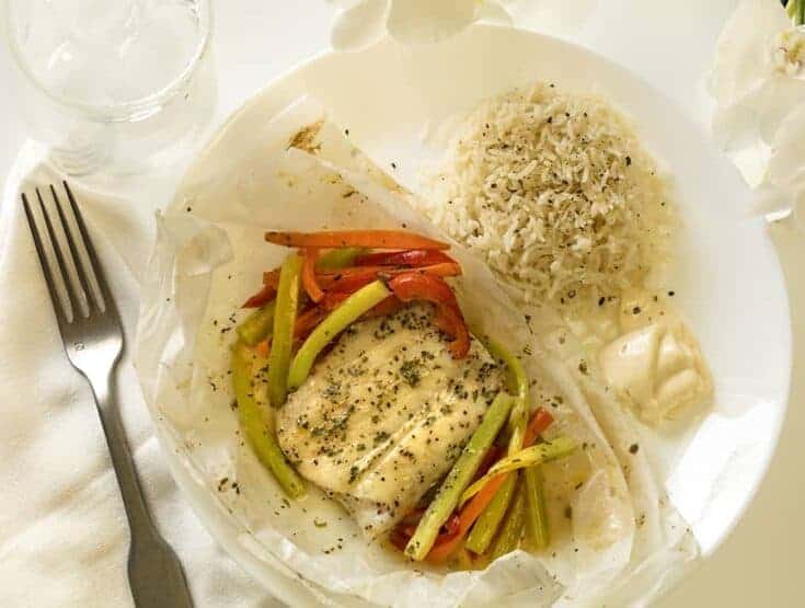 Haddock with Spinach and Rice Instant Pot Seafood Recipe TwoSleevers