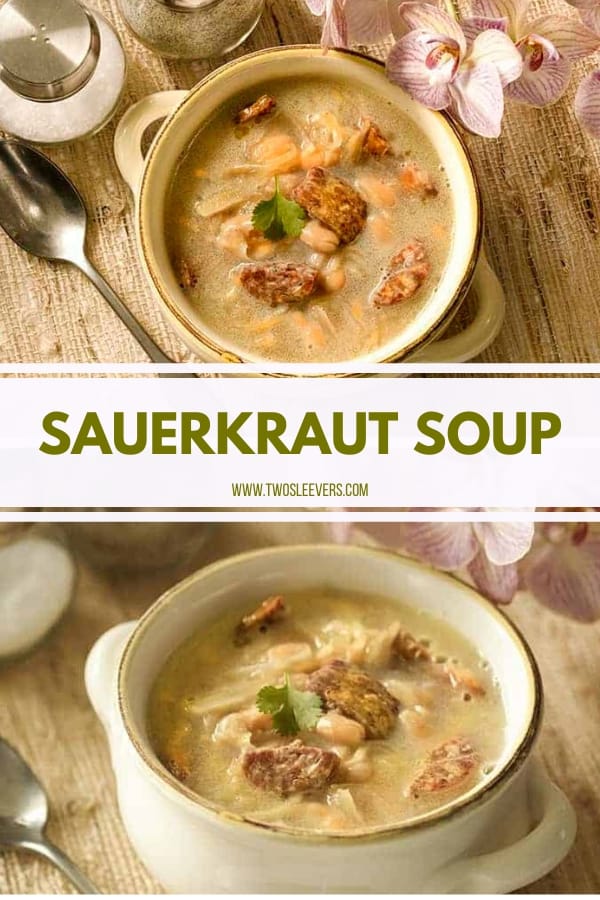 Sauerkraut Soup | Instant Pot Sauerkraut Soup Recipe