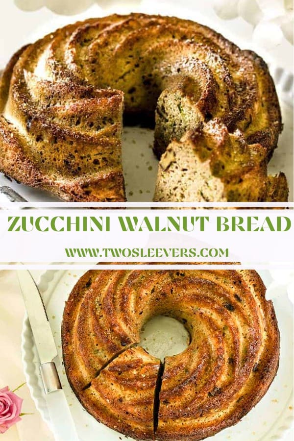 Zucchini Bread | Keto Zucchini Bread with Walnuts