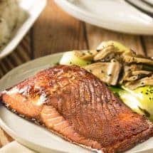 Salmon Bok Choy