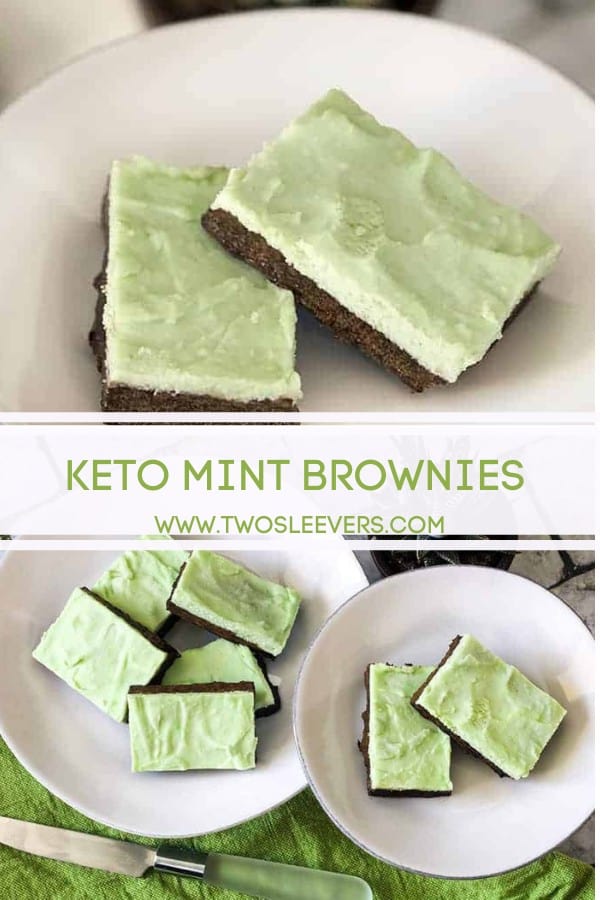 Keto Mint Brownies Make them in the microwave!