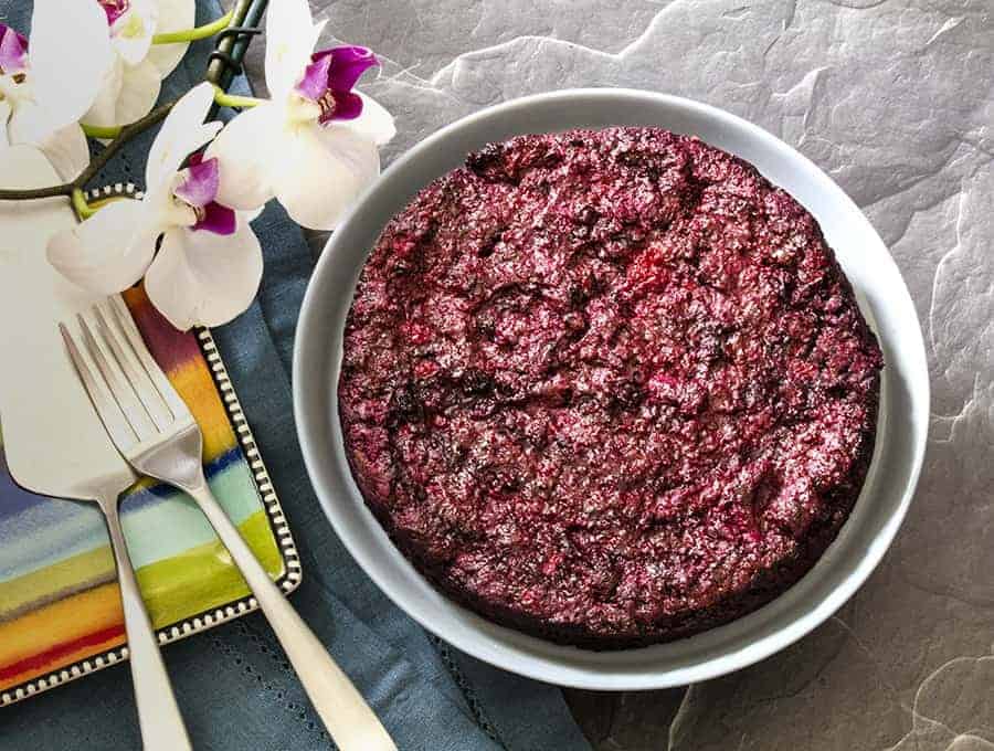 Blackberry Coconut Bake