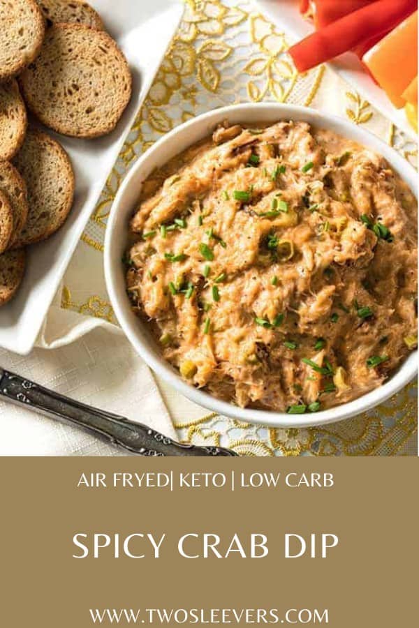Crab Dip Spicy, Cheesy, and Easy Air Fryer Crab Dip Recipe