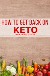 get back on keto