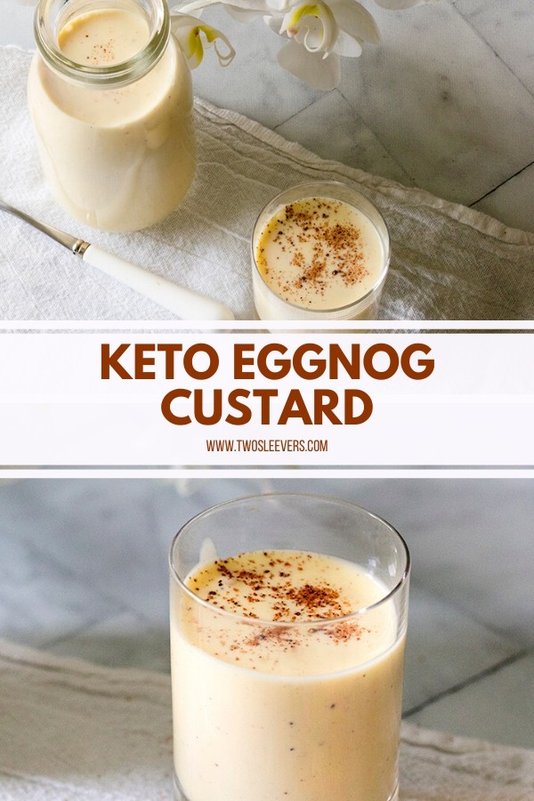 Keto Eggnog | A FAST Holiday Custard Recipe