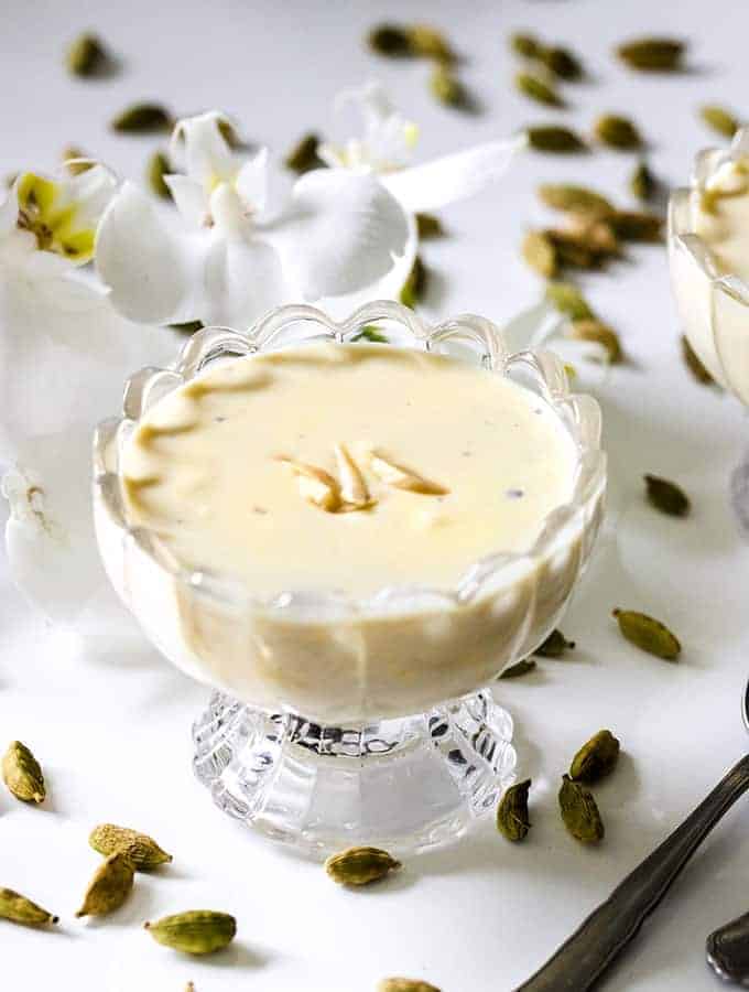 Keto Almond Phirni Kheer Low Carb Indian Phirni Twosleevers