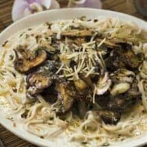 Mascarpone Mushroom Pasta