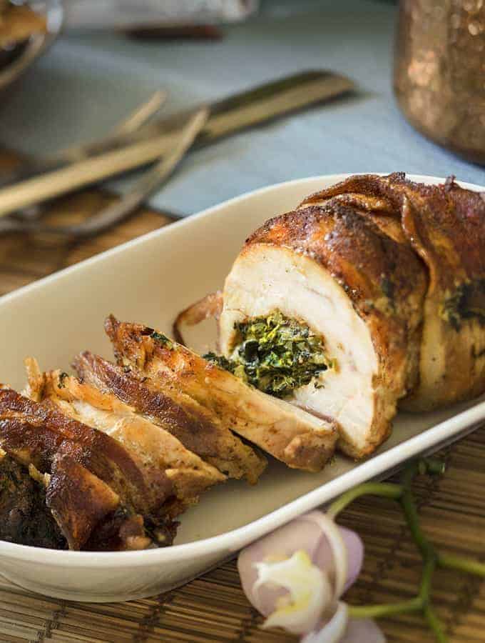 Bacon Wrapped Stuffed Chicken