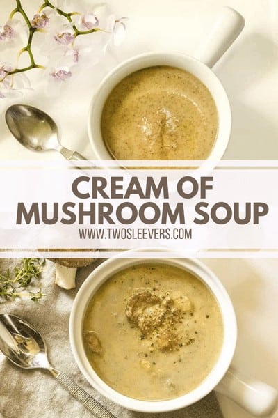 Low Carb Cream Of Mushroom Soup - TwoSleevers