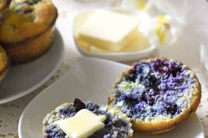 Blueberry Sour Cream Muffins