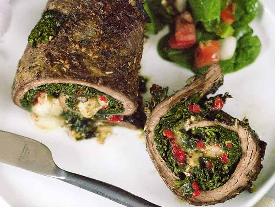 Italian Stuffed Steak Rolls