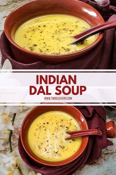 Indian Dal Soup | Instant Pot Indian Dal Blender Recipe - TwoSleevers