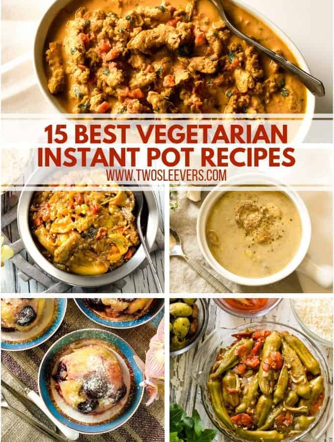 Vegetarian instant best sale pot recipes healthy