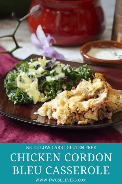 Chicken Cordon Bleu Casserole | Keto Casserole Recipe