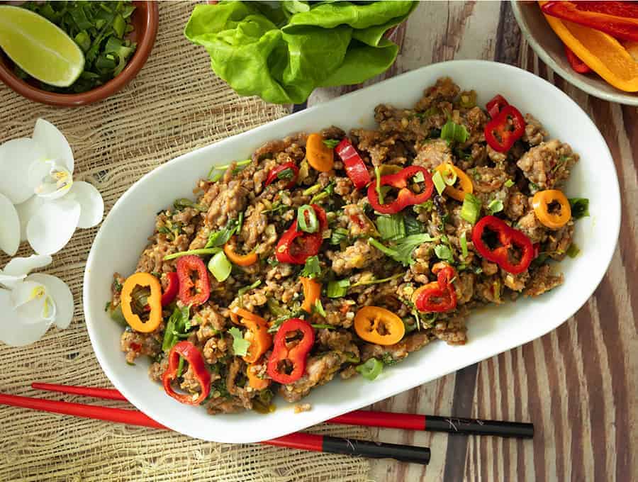 Quick and Easy Pork and Cabbage Stir Fry Bowls