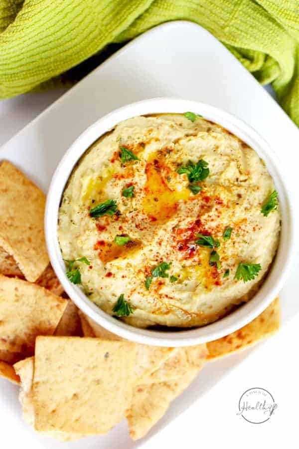 Instant Pot Classic Hummus (Dry, No Soak Beans)