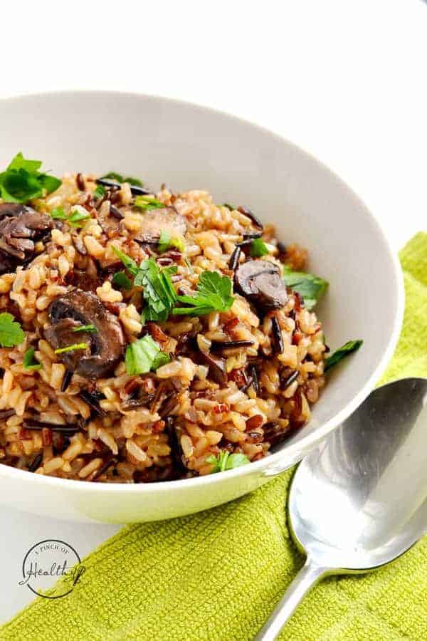 Instant Pot Wild Rice Pilaf (Vegan)