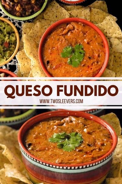 Low Carb Queso Fundido | Air Fryer Appetizer Recipe - TwoSleevers