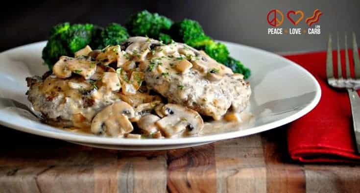 Keto Beef Stroganoff Burgers