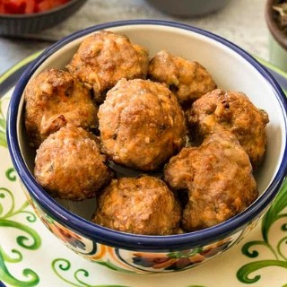 Taco Meatballs | Air Fryer Keto Taco Meatballs