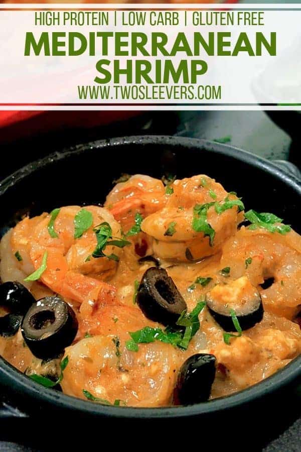 Mediterranean Shrimp With Feta and Olives